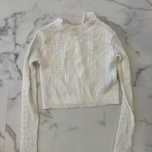 Reiss Longsleeve Turtleneck Top White